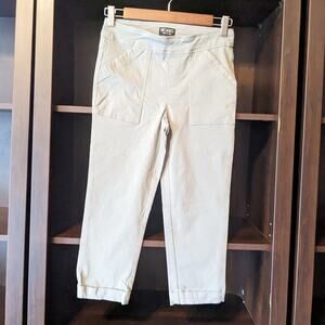 Soho Womens Petite Small Pant 25x19 Capri Gray Super Stretch Casual Slim Golf